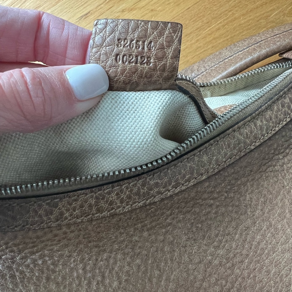 Gucci Tan Hobo Leather Shoulder Bag - Picture 6 of 7